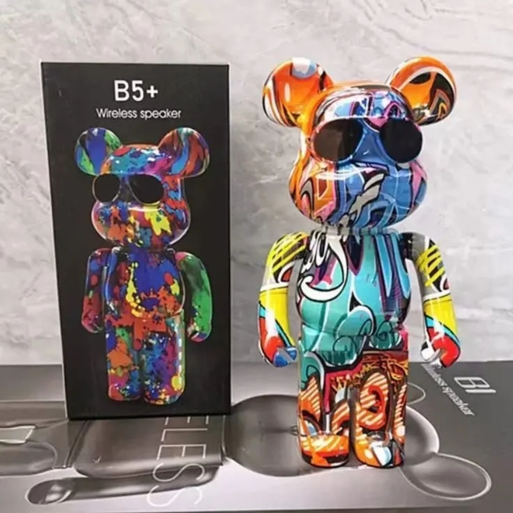 B5+Violent Bear Speaker TWS Wireless Portable Column Multicolor Wireless Speaker